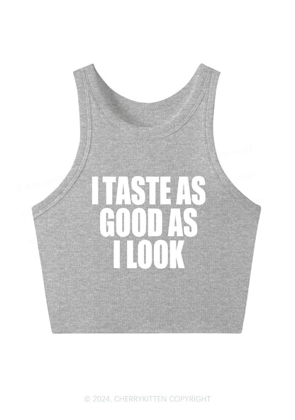 Taste Good Y2K Crop Tank Top Cherrykitten