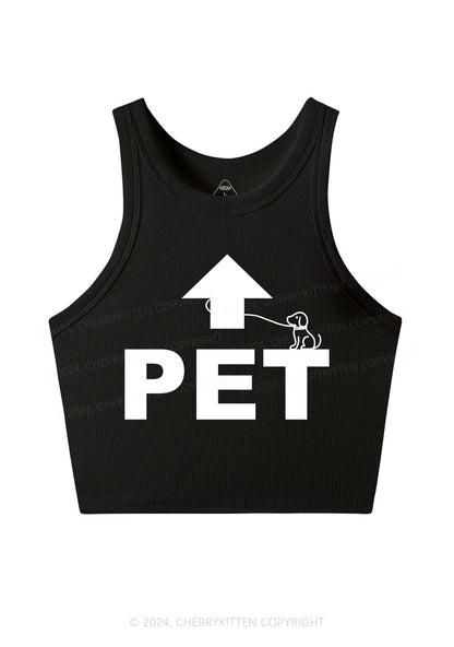 Pet Dog Y2K Crop Tank Top Cherrykitten