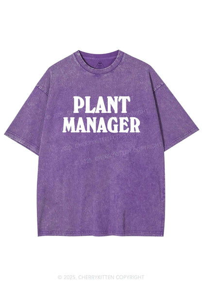 Plant Manager Y2K Washed Tee Cherrykitten