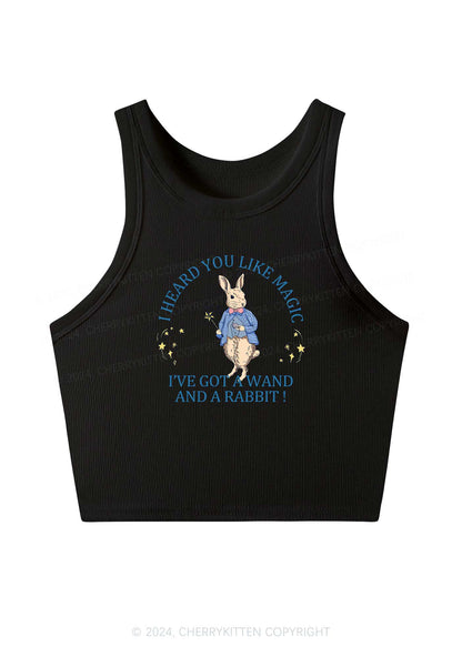 Wand Rabbit Y2K Crop Tank Top Cherrykitten