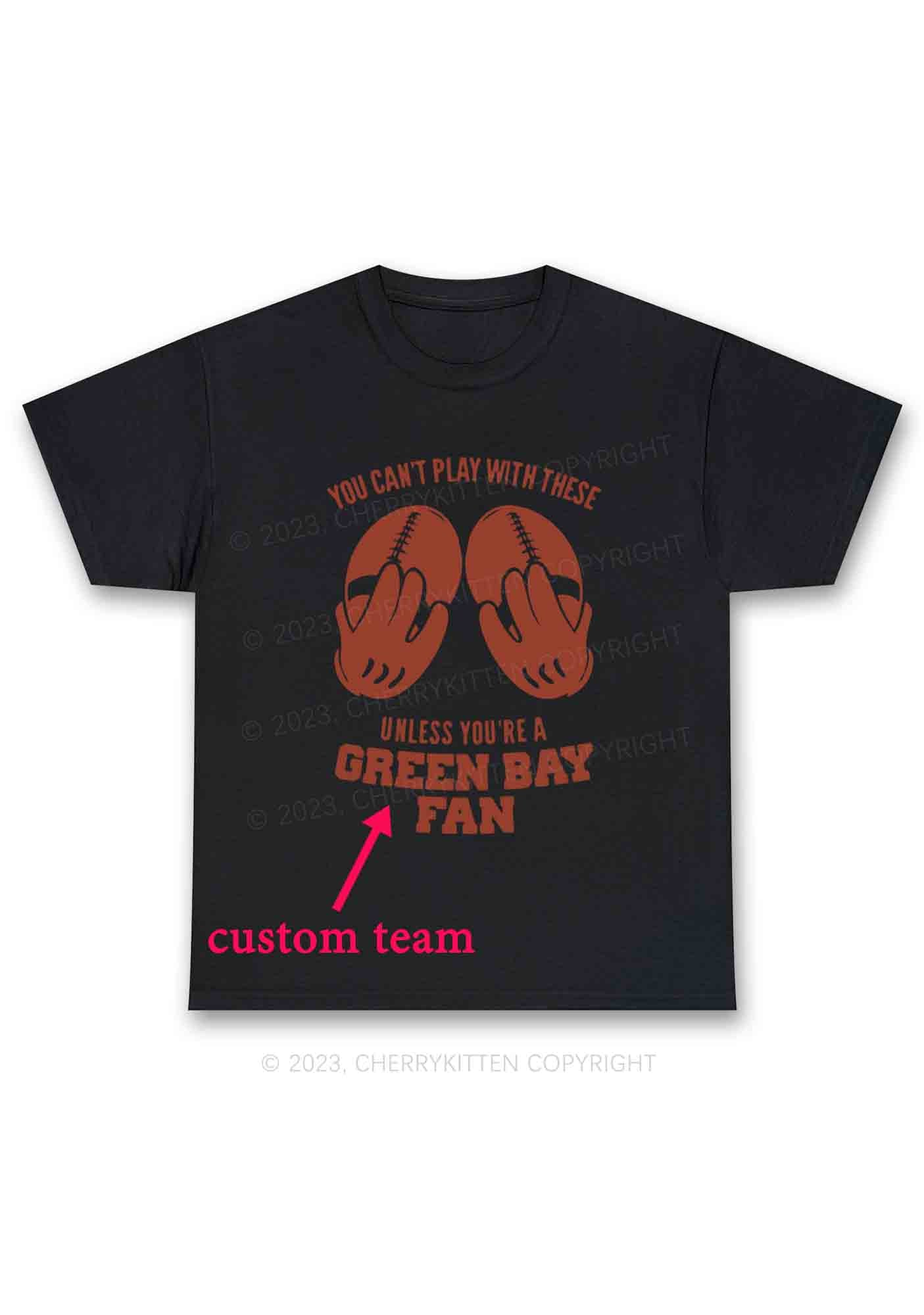 Custom Team Fan Super Bowl Y2K Chunky Shirt Cherrykitten