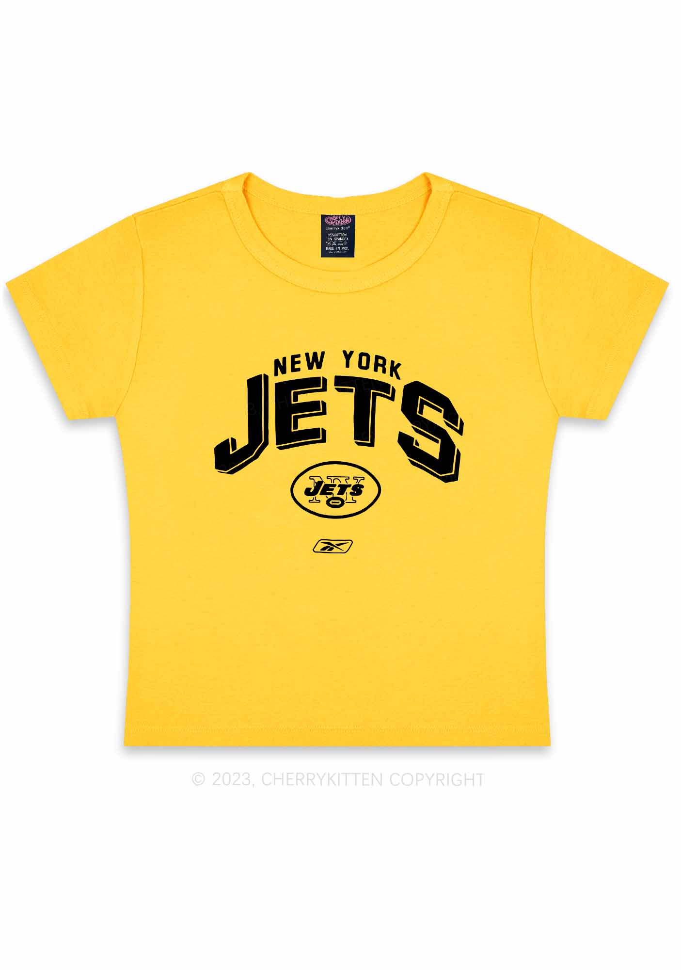 NY Jets Super Bowl Y2K Baby Tee Cherrykitten