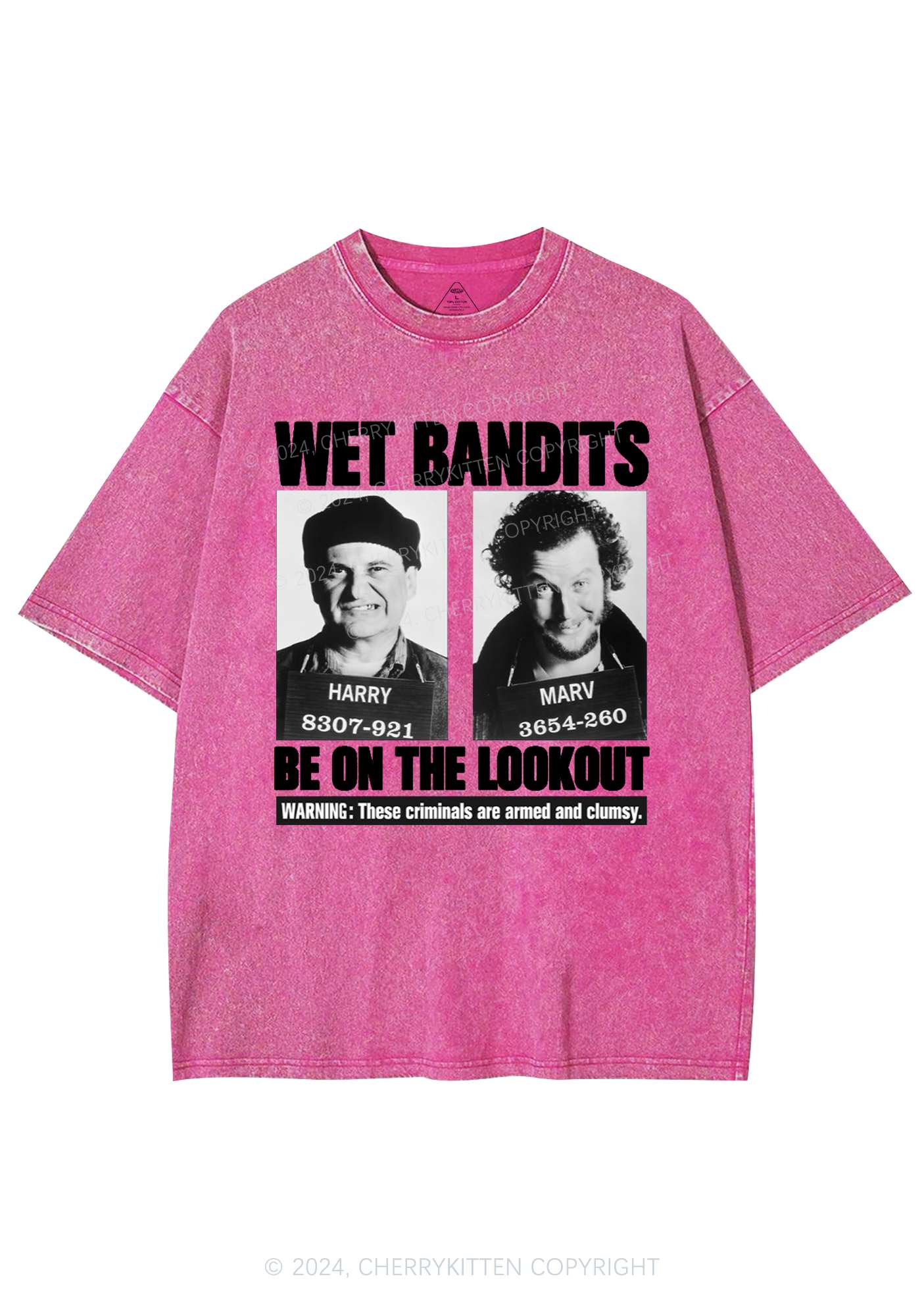 Christmas Wet Bandits Y2K Washed Tee Cherrykitten