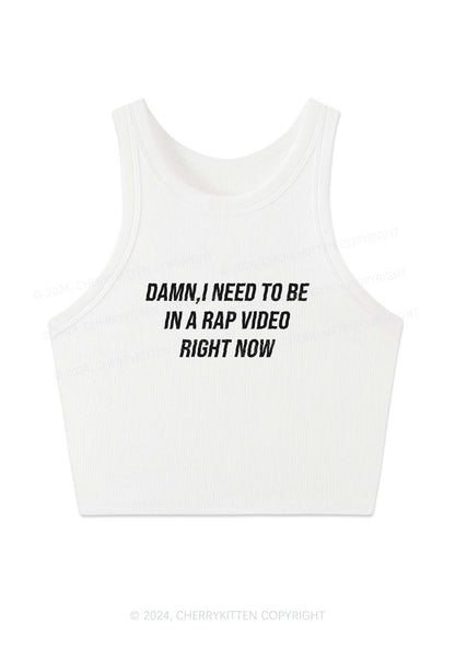 In Rap Video Right Now Y2K Crop Tank Top Cherrykitten