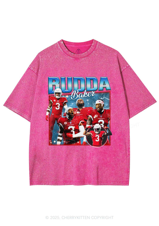 Blue Budda Y2K Super Bowl Washed Tee Cherrykitten