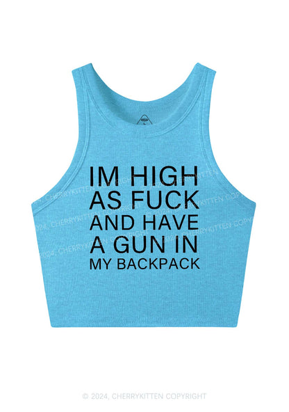 Im High Y2K Valentine's Day Crop Tank Top Cherrykitten