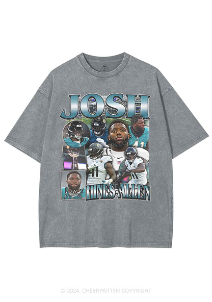 Green Josh Y2K Super Bowl Washed Tee Cherrykitten