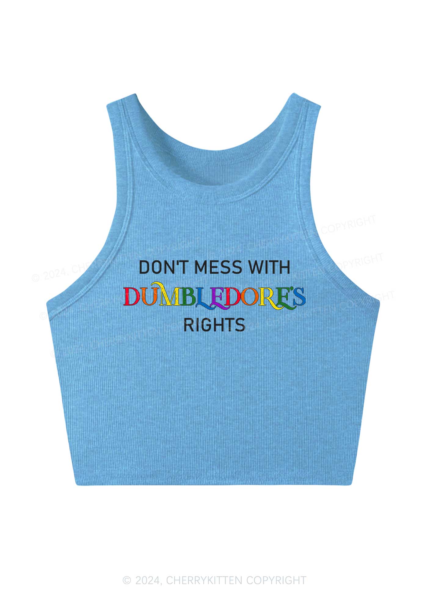 Dumbledore's Rights Y2K Crop Tank Top Cherrykitten