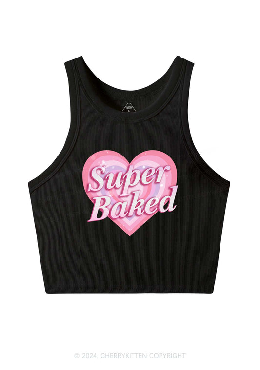 Super Baked Y2K Crop Tank Top Cherrykitten