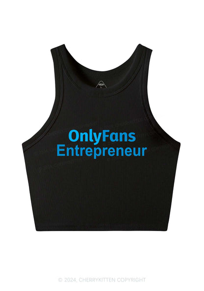 Only Fans Entrepreneur Y2K Crop Tank Top Cherrykitten