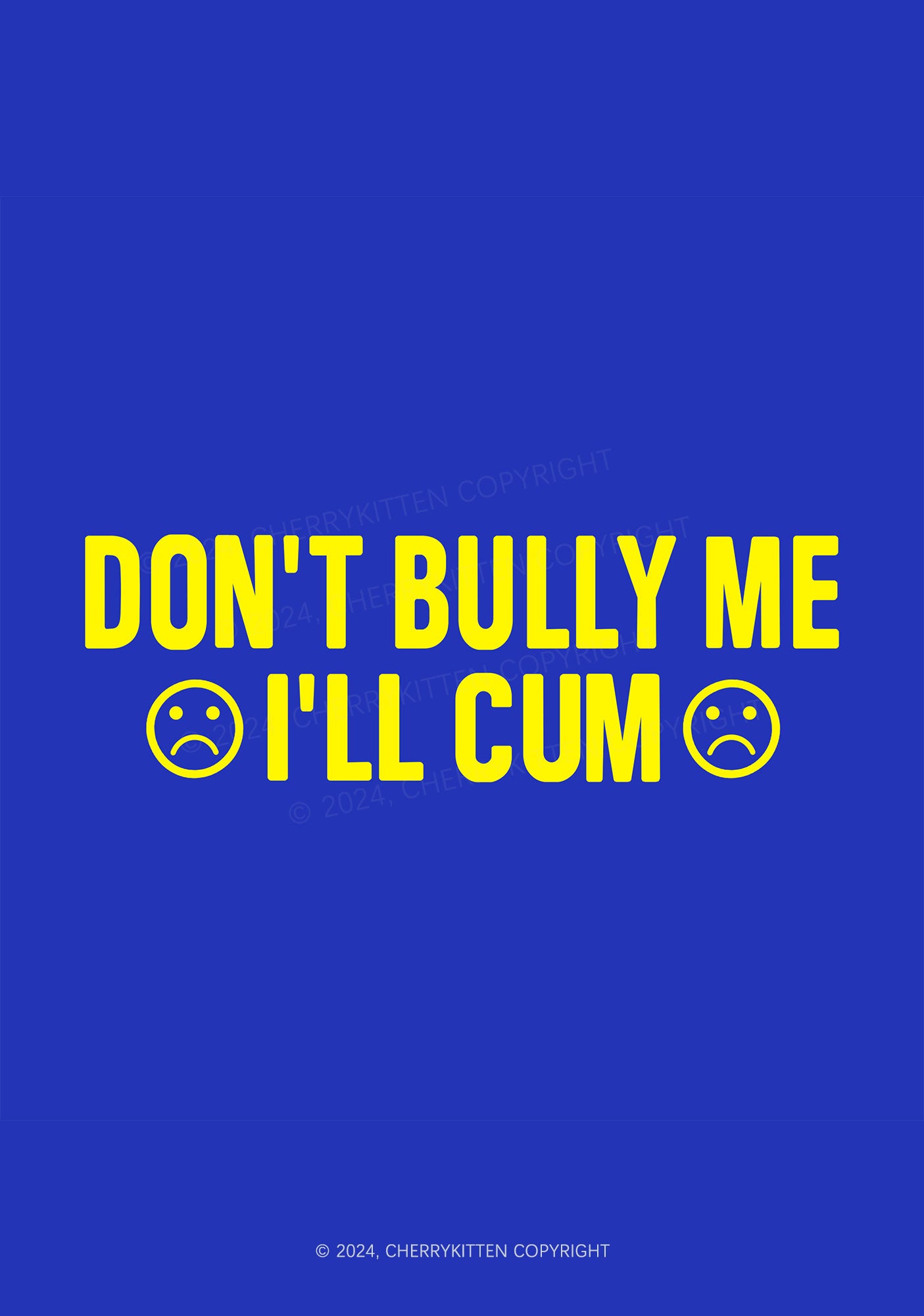 Don't Bully Me 1Pc Y2K Pin Cherrykitten