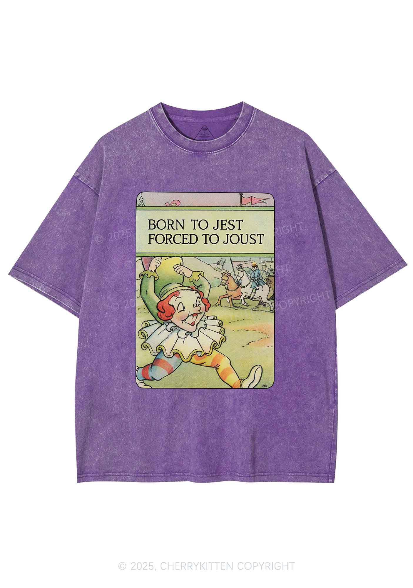 Born To Jest Y2K Washed Tee Cherrykitten