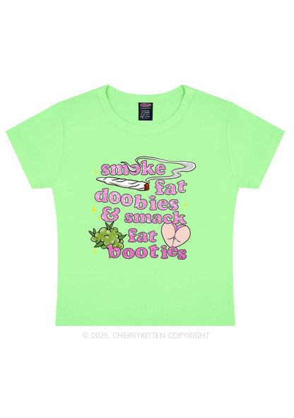 Smoke Fat Dxxbies Y2K Baby Tee Cherrykitten