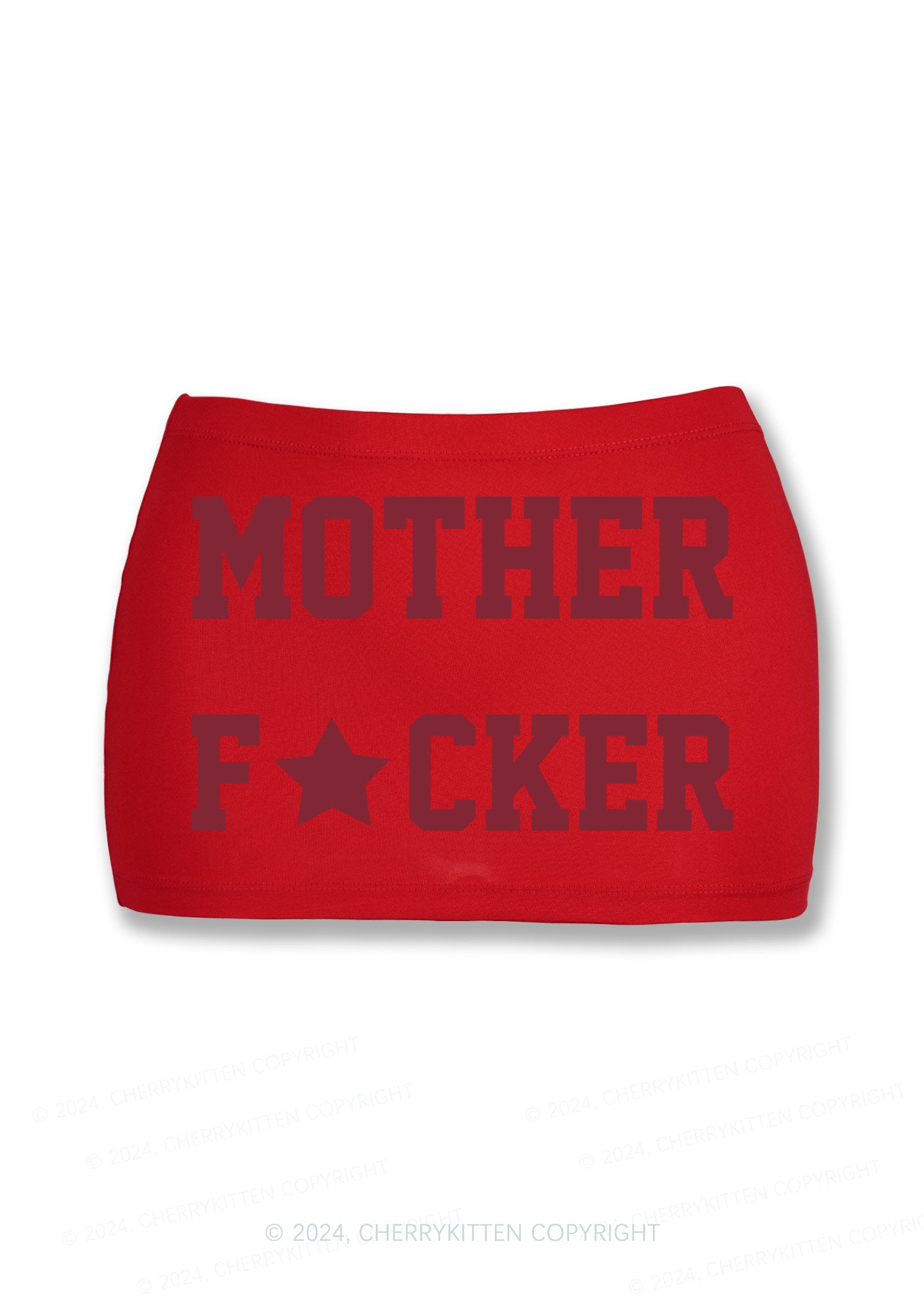 Motherfxcker Y2K Mini Hip Skirt Cherrykitten