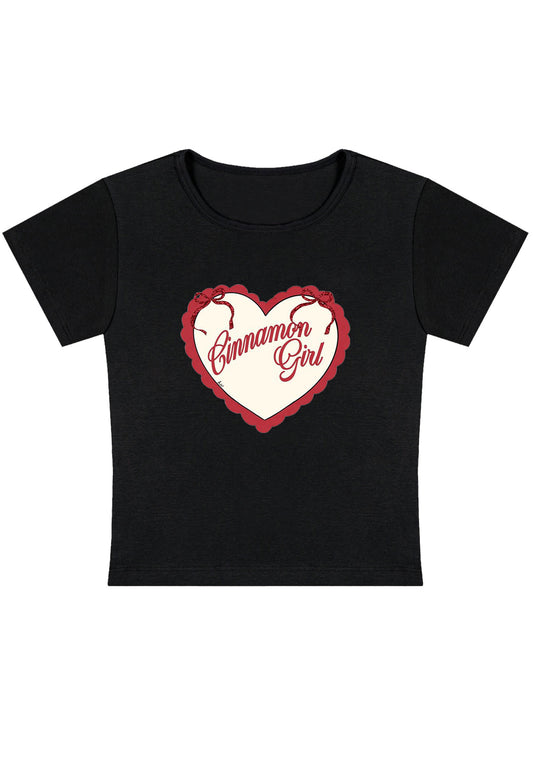 Cinnamon Girl Y2K Baby Tee