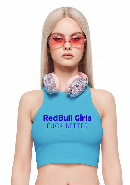 Redbull Girls Y2K Crop Tank Top Cherrykitten