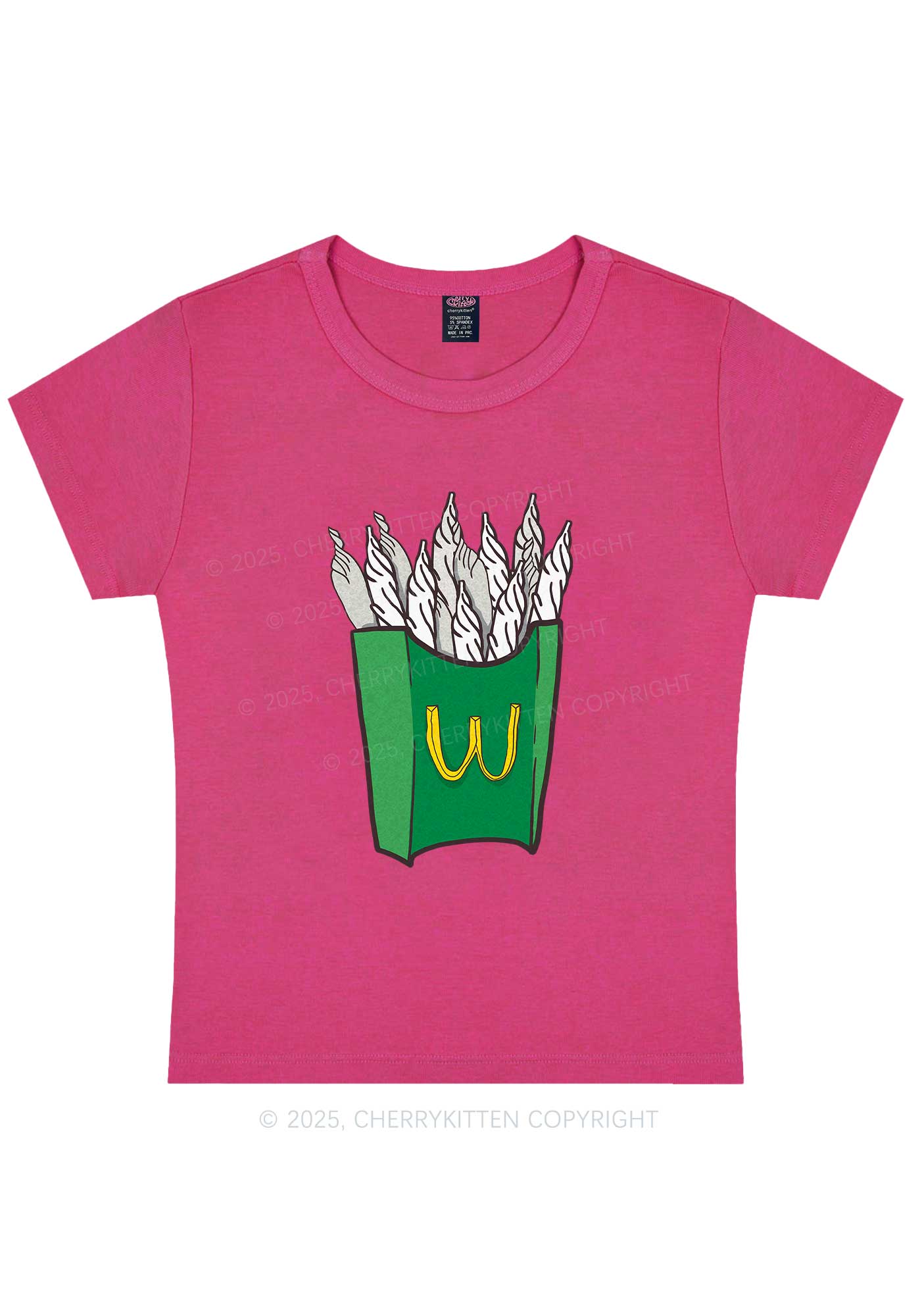 M Smoke Y2K Baby Tee Cherrykitten