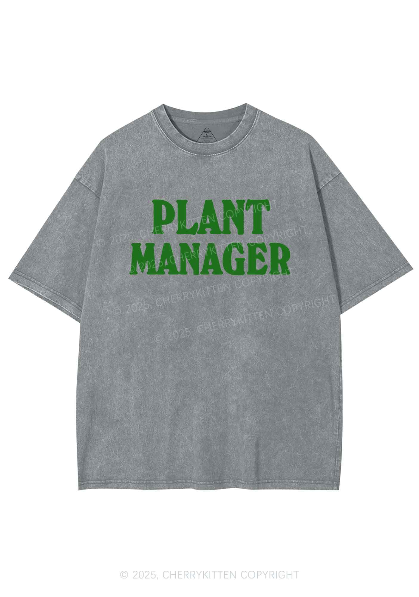 Plant Manager Y2K Washed Tee Cherrykitten