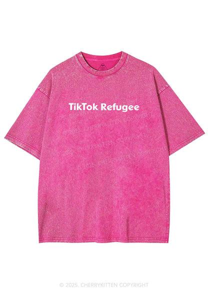 TT Refugee Y2K Washed Tee Cherrykitten