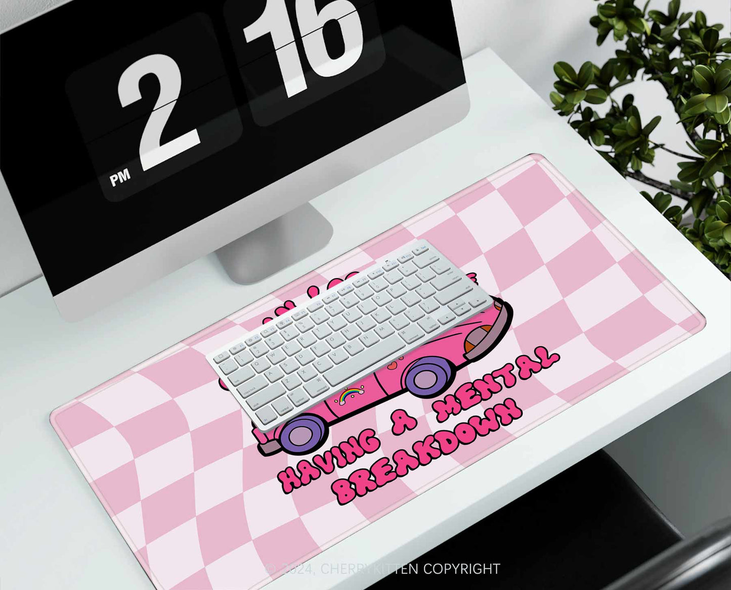 Get In Y2K Desk Mat Cherrykitten