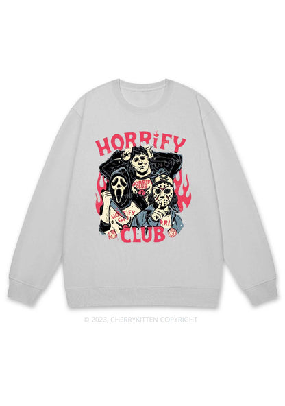 Horrify Club Halloween Y2K Sweatshirt Cherrykitten