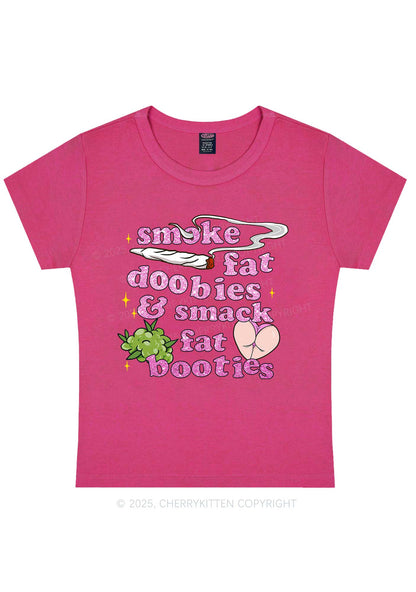 Smoke Fat Dxxbies Y2K Baby Tee Cherrykitten