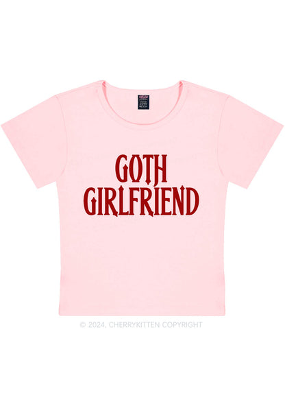 Goth Girlfriend Y2K Baby Tee Cherrykitten