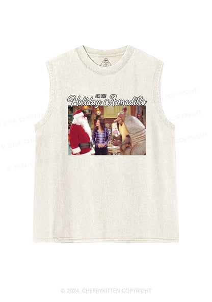 Christmas Holiday Y2K Washed Tank Cherrykitten