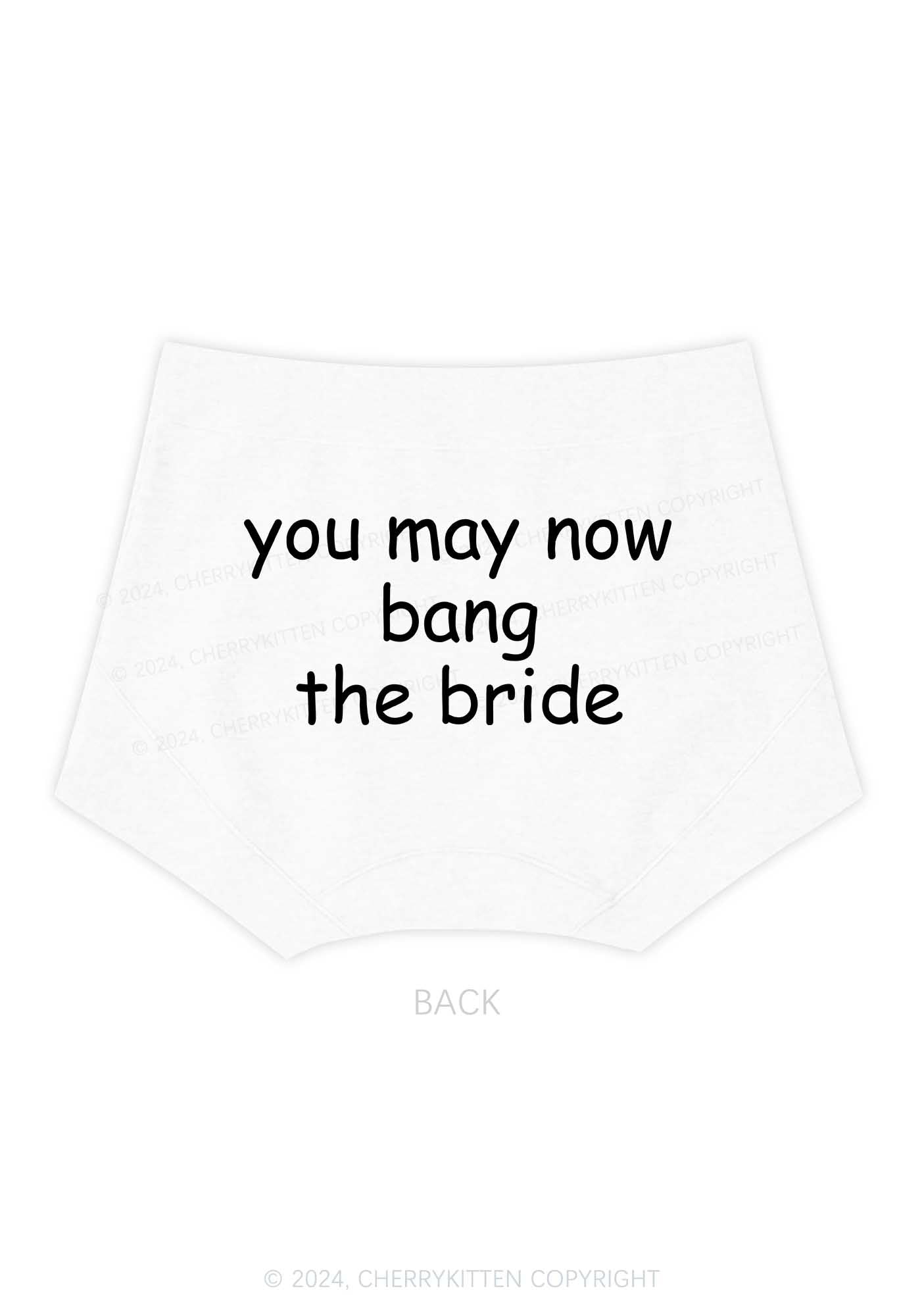 Bang The Bride Y2K Mid Rise Waist Boyshort Cherrykitten