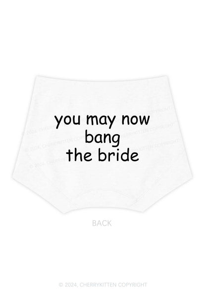 Bang The Bride Y2K Mid Rise Waist Boyshort Cherrykitten