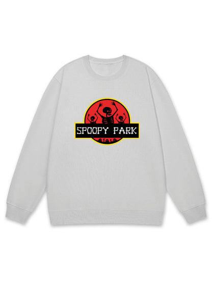 Spoopy Park Halloween Y2K Sweatshirt Cherrykitten