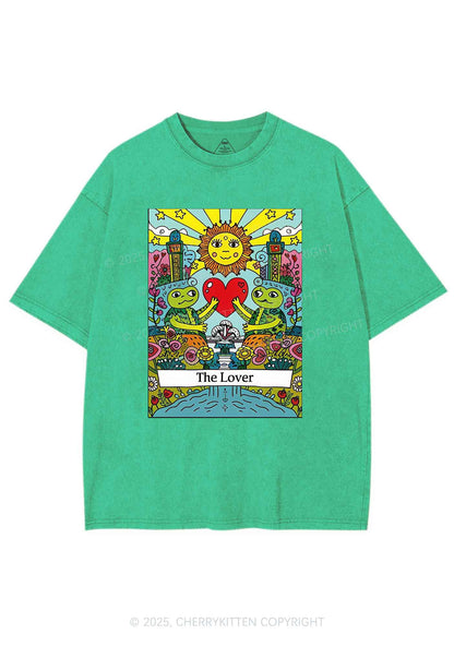 The Lover Frog Y2K Washed Tee Cherrykitten