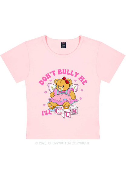 Dont Bully Bear Y2K Baby Tee Cherrykitten