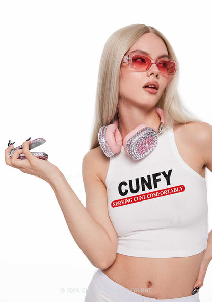 Cunfy Y2K Crop Tank Top Cherrykitten