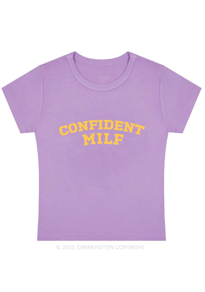 Curvy Confident Mxxf Baby Tee Cherrykitten