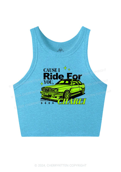 Ride For CX Y2K Crop Tank Top Cherrykitten