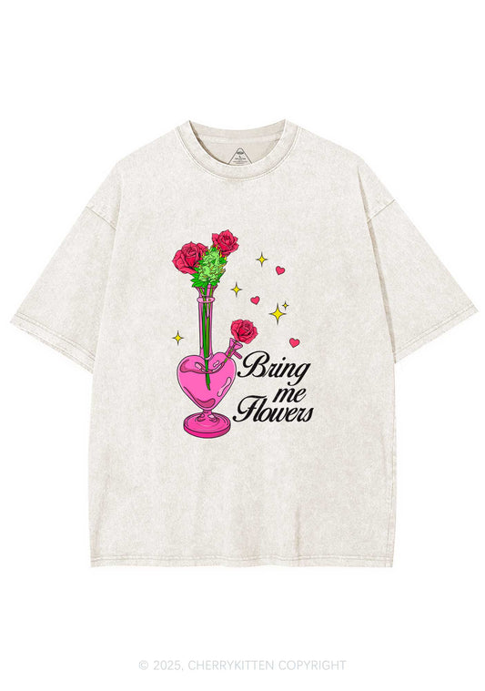 Bring Me Flowers Y2K Washed Tee Cherrykitten