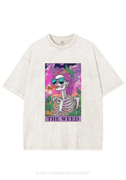 The Wxxd Skeleton Y2K Washed Tee Cherrykitten