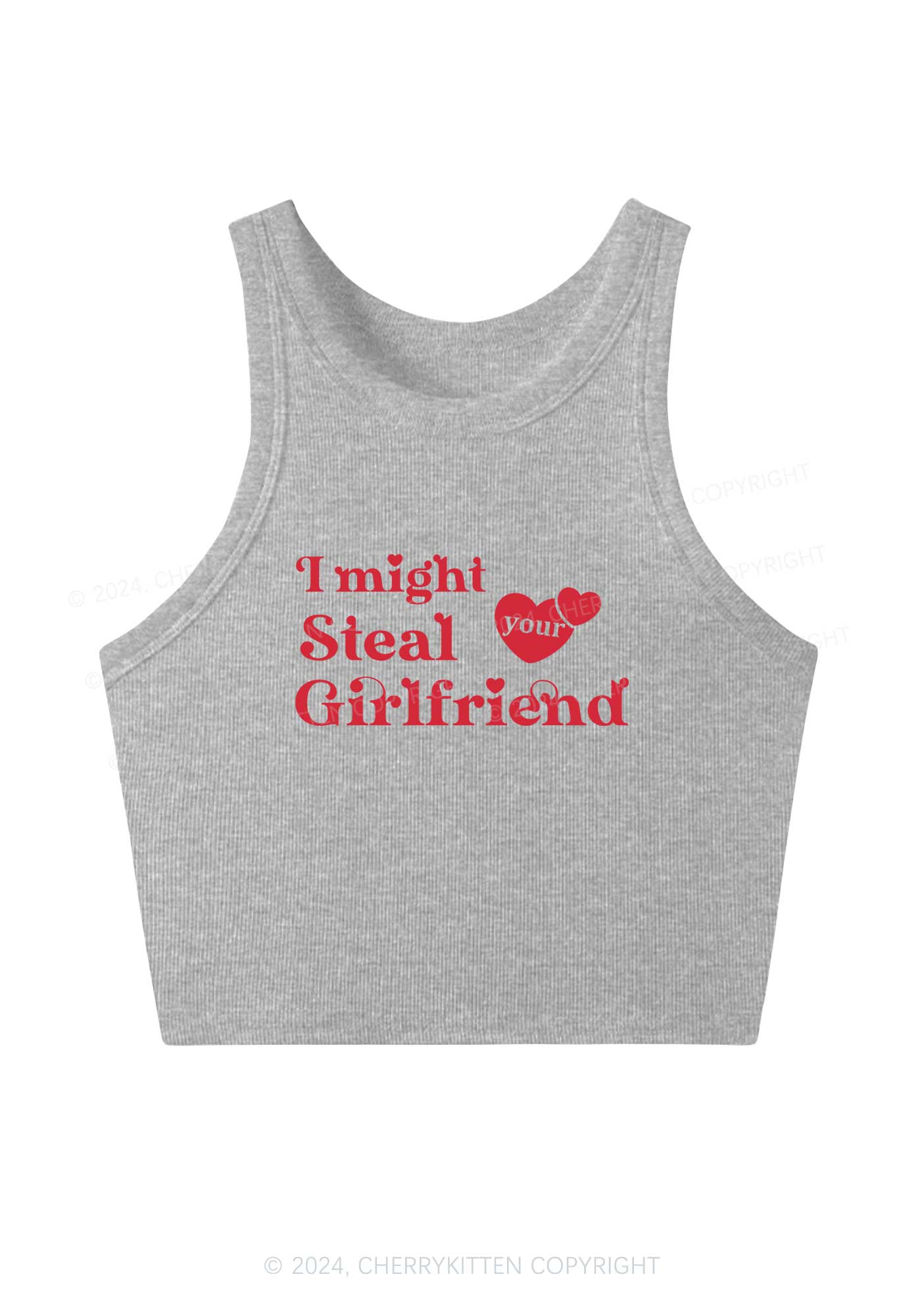 Steal Your Girlfriend Y2K Crop Tank Top Cherrykitten