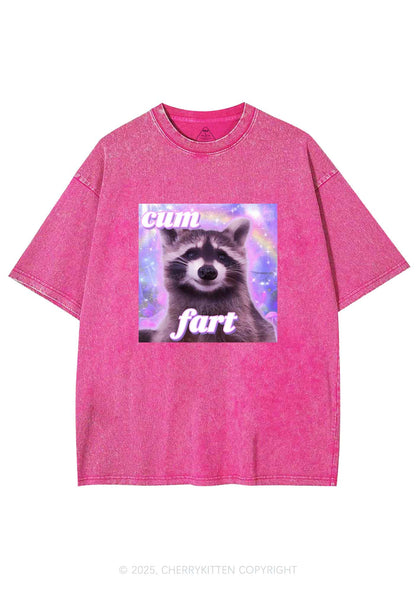 Cxm Fart Y2K Washed Tee Cherrykitten