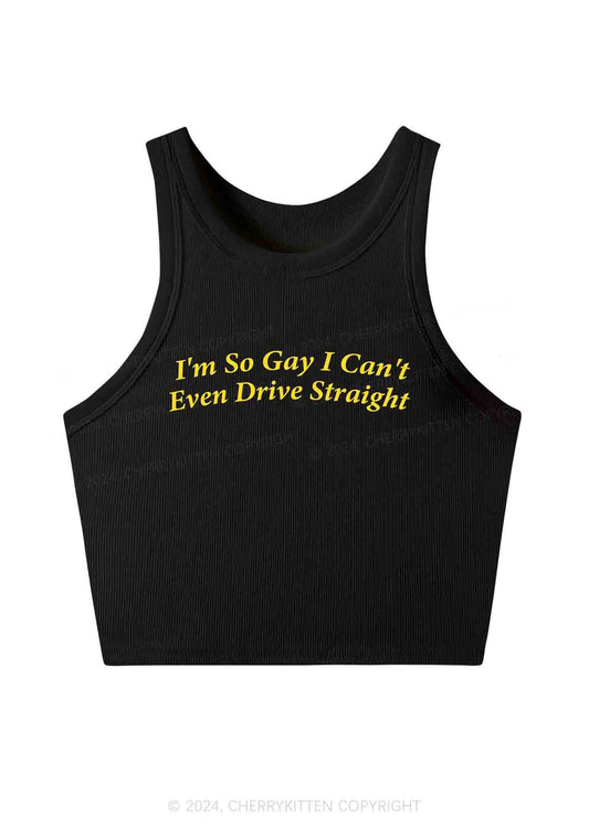 I'm So Gay Y2K Crop Tank Top Cherrykitten