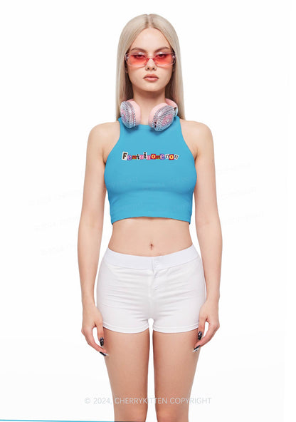 Femininomenon Crop Tank Top Cherrykitten