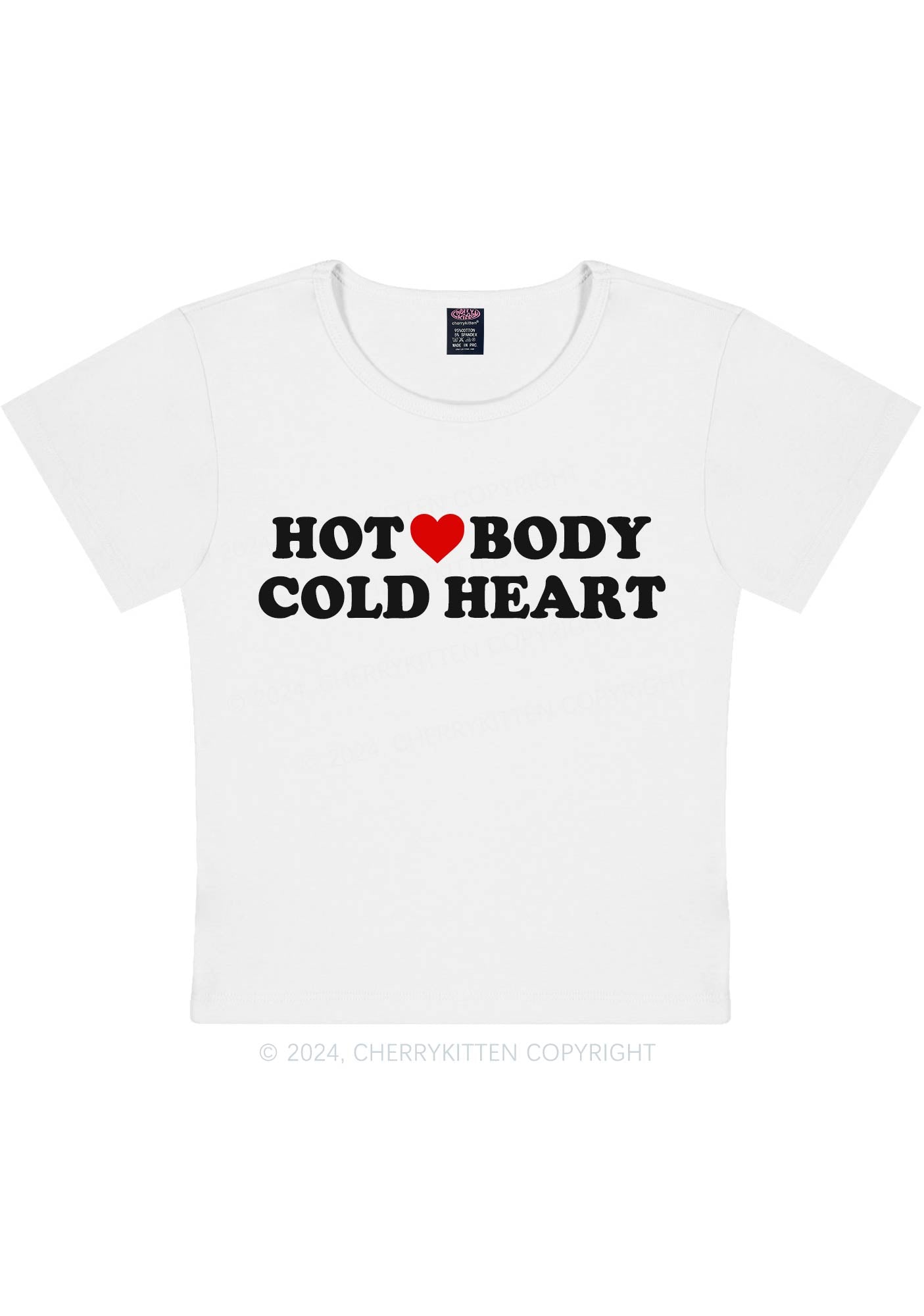 Hot Body Y2K Baby Tee Cherrykitten