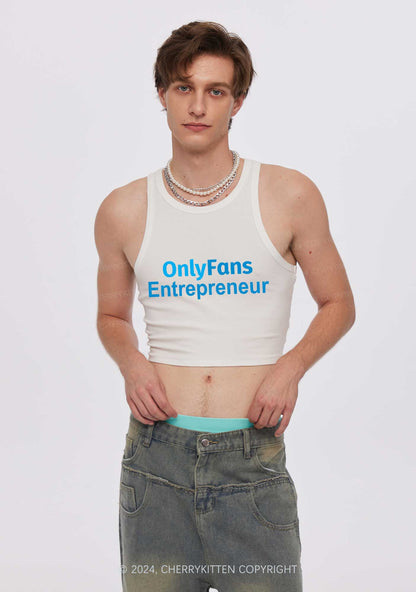 Only Fans Entrepreneur Y2K Crop Tank Top Cherrykitten