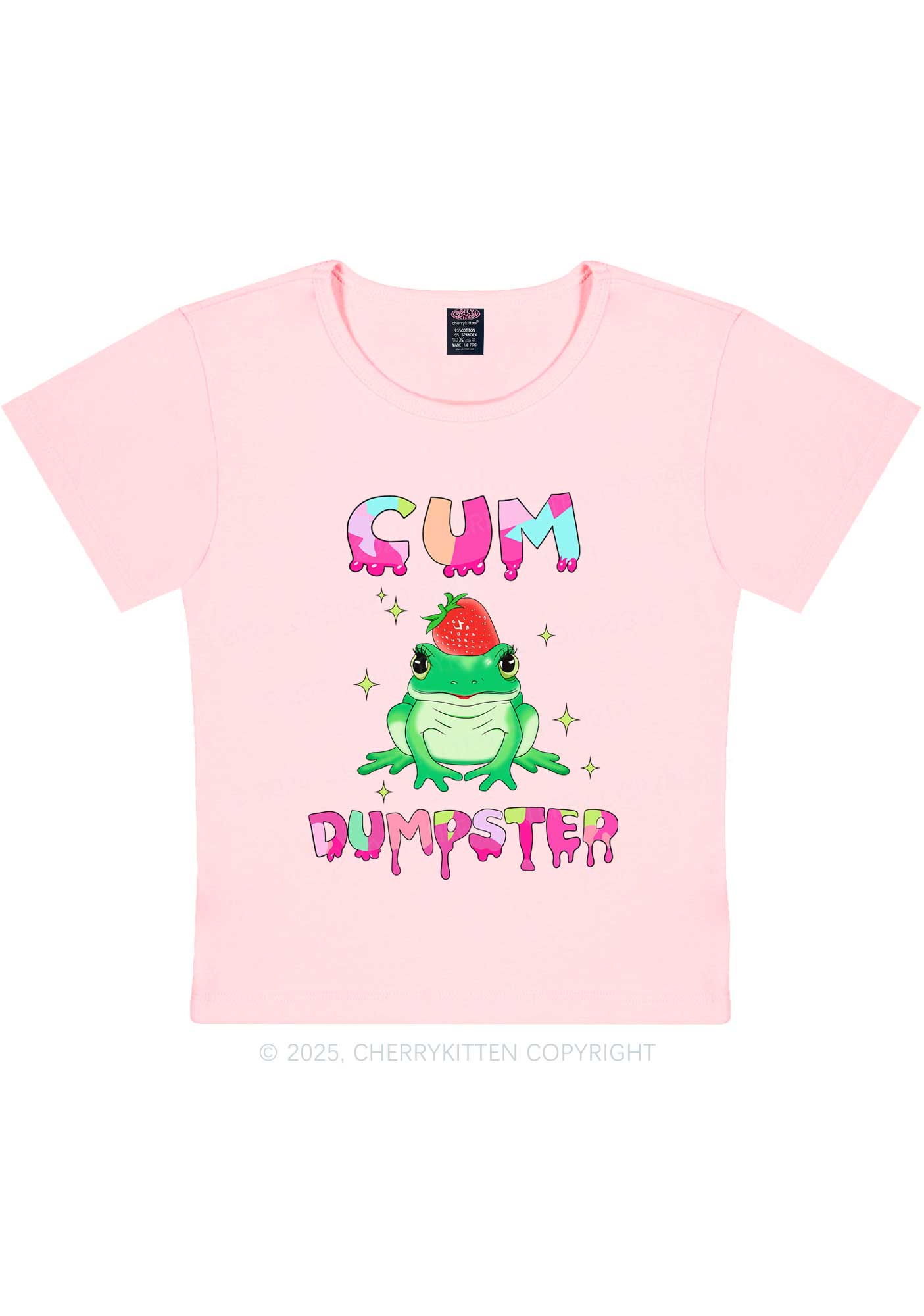 Frog Cxm Dumpster Y2K Baby Tee Cherrykitten