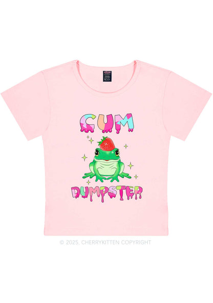 Frog Cxm Dumpster Y2K Baby Tee Cherrykitten