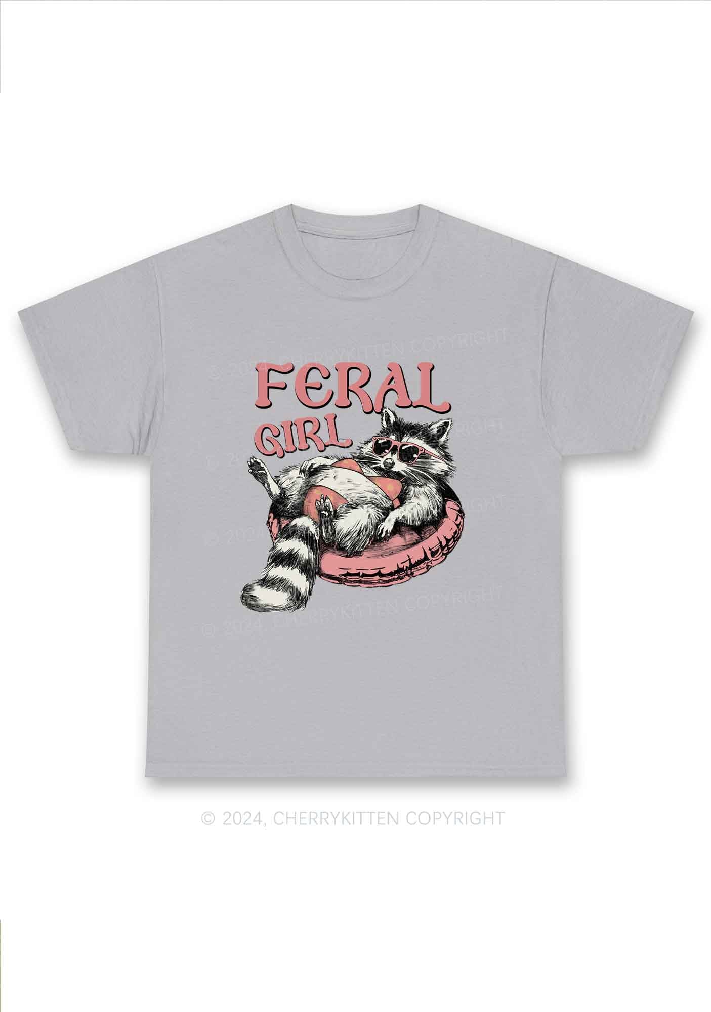 Feral Girl Y2K Chunky Shirt Cherrykitten