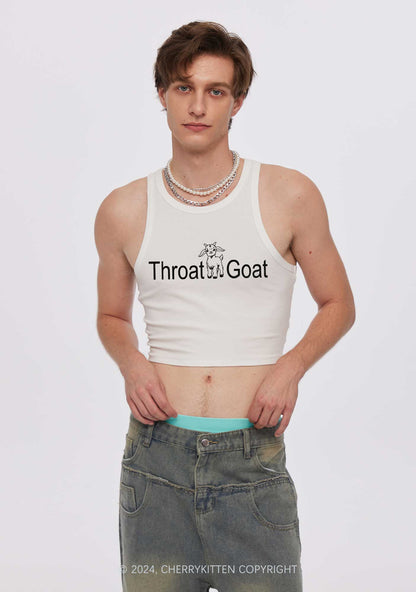 Throat Goat Y2K Crop Tank Top Cherrykitten