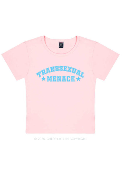 Transsexual Menace Y2K Baby Tee Cherrykitten