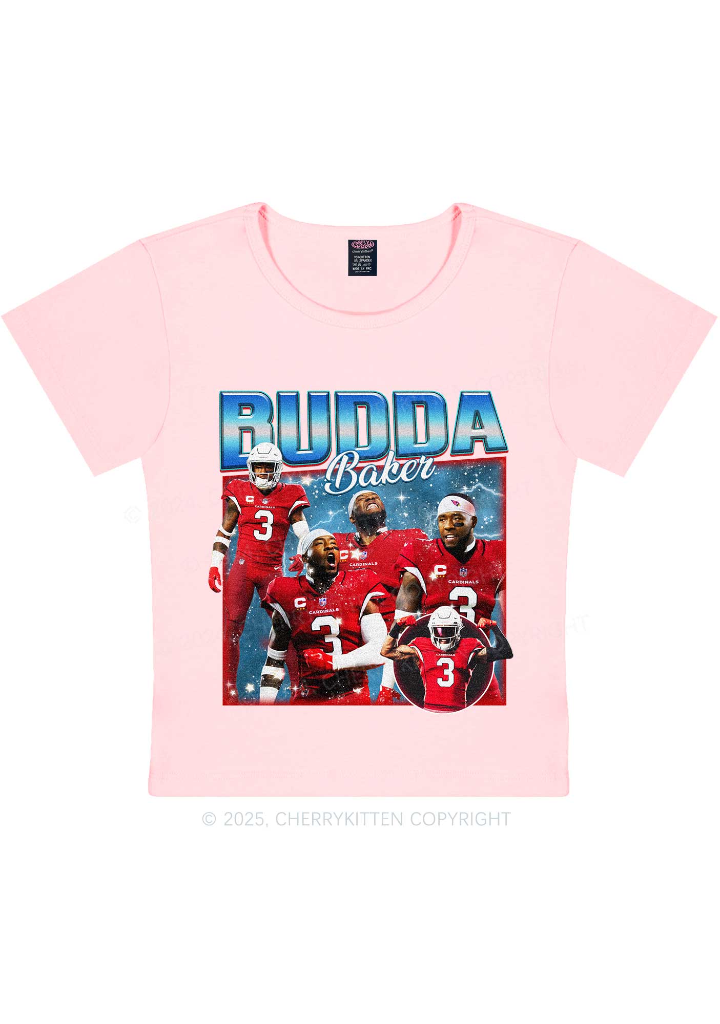 Blue Budda Y2K Super Bowl Baby Tee Cherrykitten